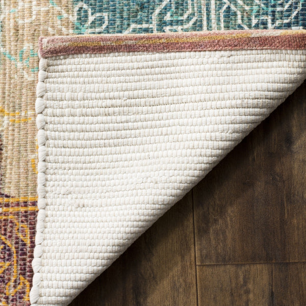 Safavieh Saffron 592 Hand Loomed 80% Polyester and 20% Cotton Contemporary Rug SFN592A-4