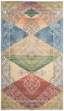 Saffron 593 Hand Loomed 80% Polyester and 20% Cotton Contemporary Rug