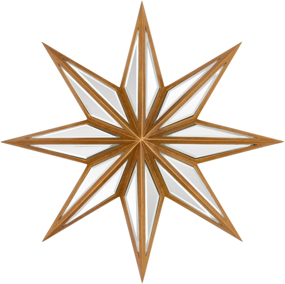 Starfish SFS-001 Modern Manufactured Wood Mirror SFS001-2222  Manufactured Wood, Manufactured Wood 22"H x 22"W