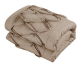 RUTH 8-PIECE COMFORTER SET QUEEN SIZE TAUPE