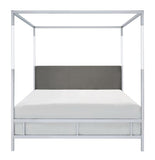 Safavieh Dorothy Acrylic Canopy Bed SFV1100B-K-2BX
