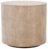 Safavieh Diesel End Table Faux Shagreen Iron MDF Resin Couture SFV1507B 889048169715