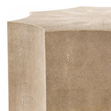 Safavieh Napa End Table Faux Shagreen Iron MDF Resin Couture SFV1508B 889048169722