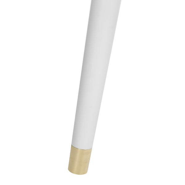 Safavieh Madden Dresser Retro White Brass MDF Wood Veneer Plywood Hardware Velvet Couture SFV2100A 889048337886