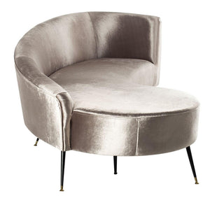 Safavieh Evangeline Sofa Velvet Parisian Champagne Black Gold Metal Foam Couture SFV2101B 889048446274