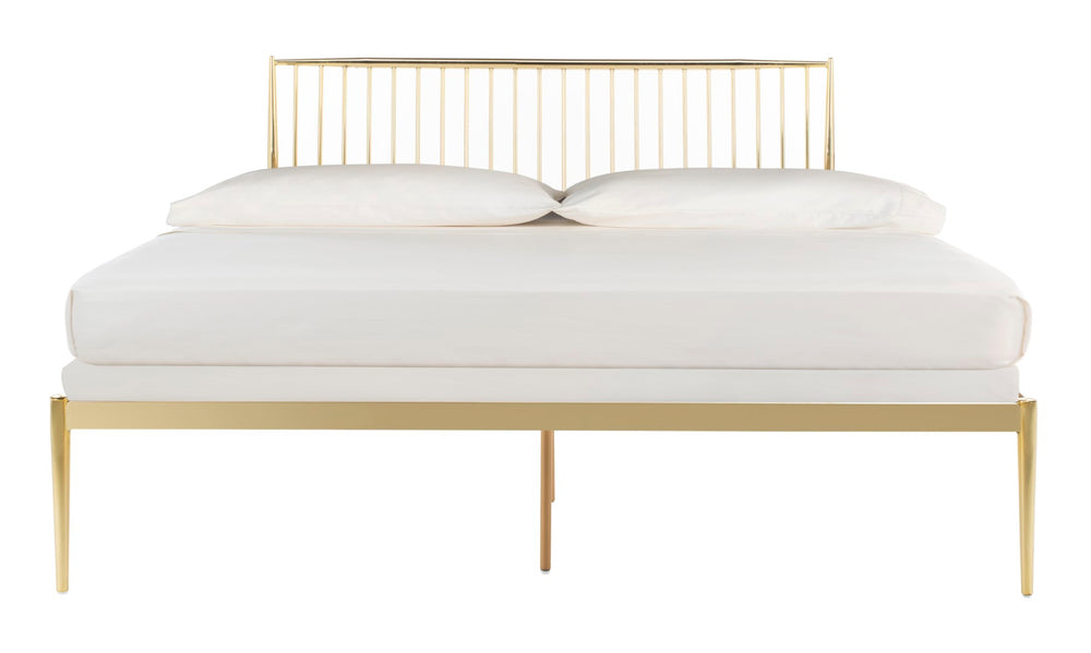 Safavieh Eliza Metal Bed Gold Brass Plated SFV2103A-Q 889048530898