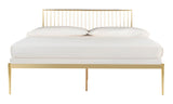 Eliza Metal Bed Gold Brass Plated