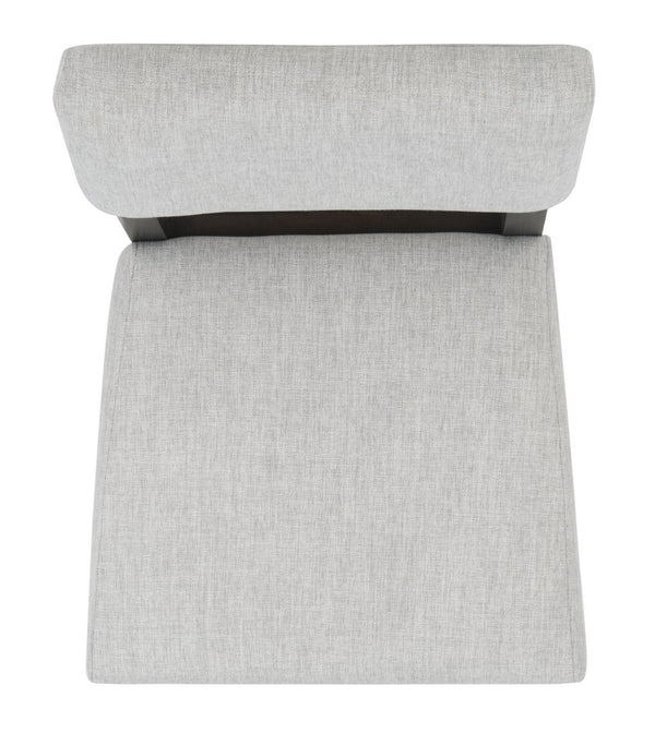 Safavieh Luis Wood Dining Chair in Black Charcoal, Light Taupe - Set of 2 SFV2107A-SET2