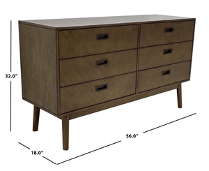 Safavieh Donald 6 Drawer Dresser SFV2110B