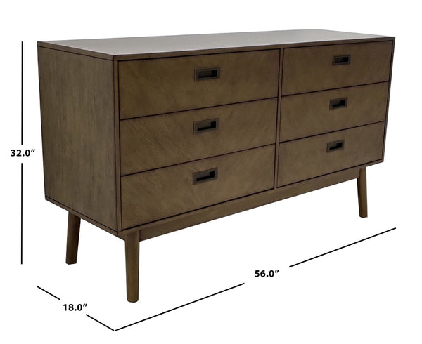 Safavieh Donald 6 Drawer Dresser SFV2110B