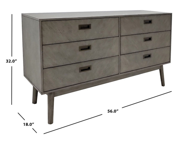 Safavieh Donald 6 Drawer Dresser SFV2110C