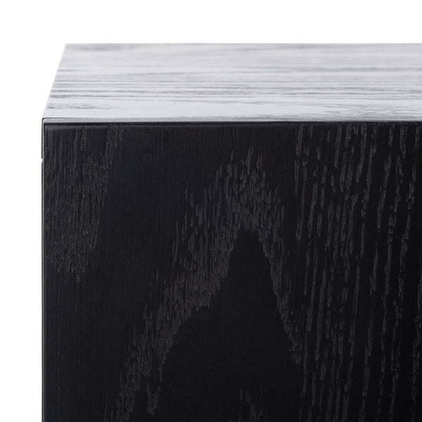 Safavieh Doderick Mid-Century Media Stand Black Wood / Metal SFV2114B