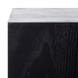 Safavieh Doderick Mid-Century Media Stand Black Wood / Metal SFV2114B