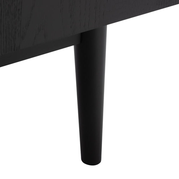 Safavieh Doderick Mid-Century Media Stand Black Wood / Metal SFV2114B