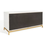 Safavieh Claudette 4 Drawer Dresser White / Gold Wood / Mdf / Metal SFV2123A