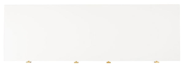 Safavieh Claudette 4 Drawer Dresser White / Gold Wood / Mdf / Metal SFV2123A