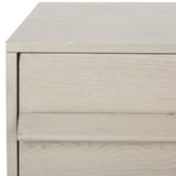 Safavieh Deirdra 3 Drawer Wood Chest White Wash Wood SFV2138A