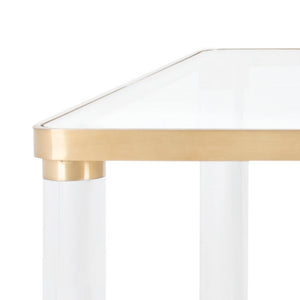 Suzanna Acrylic Coffee Table - Glamorous Seventies-Inspired Design for Contemporary Living Spaces