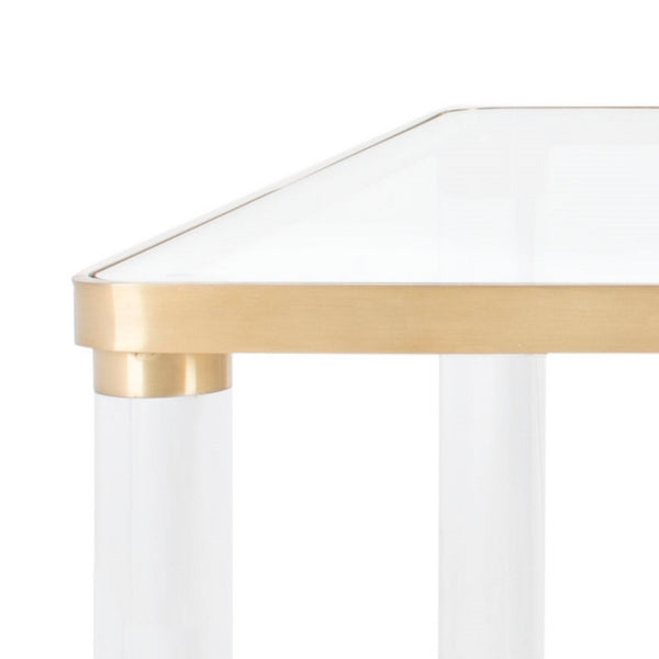 Suzanna Acrylic Coffee Table - Glamorous Seventies-Inspired Design for Contemporary Living Spaces