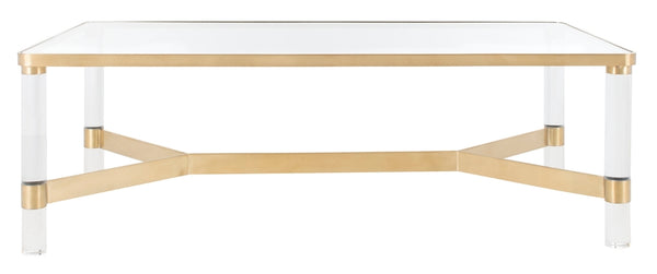 Suzanna Acrylic Coffee Table - Glamorous Seventies-Inspired Design for Contemporary Living Spaces