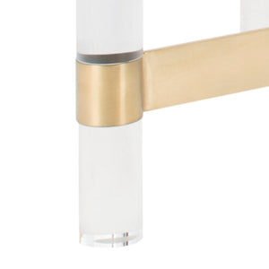 Suzanna Acrylic Coffee Table - Glamorous Seventies-Inspired Design for Contemporary Living Spaces