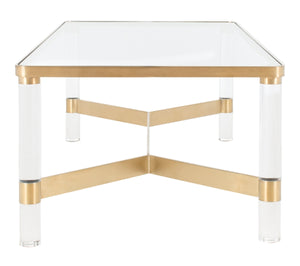 Suzanna Acrylic Coffee Table - Glamorous Seventies-Inspired Design for Contemporary Living Spaces