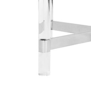 Suzanna Acrylic Coffee Table - Glamorous Seventies-Inspired Design for Contemporary Living Spaces