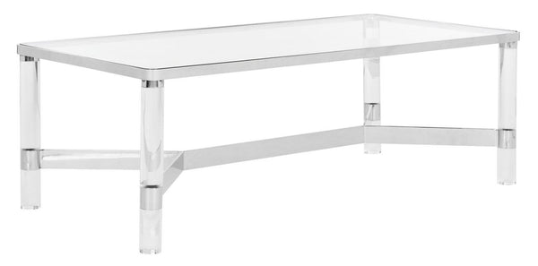 Suzanna Acrylic Coffee Table - Glamorous Seventies-Inspired Design for Contemporary Living Spaces