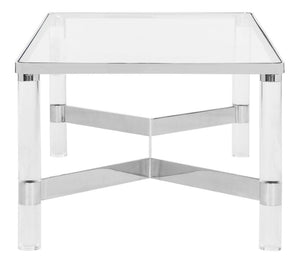 Suzanna Acrylic Coffee Table - Glamorous Seventies-Inspired Design for Contemporary Living Spaces