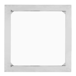 Safavieh Charleston End Table Acrylic Brass Glass Mirror Stainless Steel Couture SFV2513B 889048288966