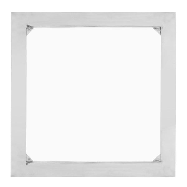 Safavieh Charleston End Table Acrylic Brass Glass Mirror Stainless Steel Couture SFV2513B 889048288966