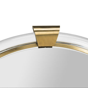 Safavieh Donzel Mirror Acrylic Stainless Steel Brass Couture SFV2523A 889048285705