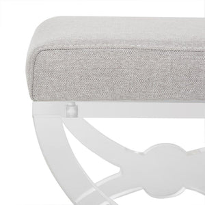 Safavieh Delfina Ottoman Acrylic Fabric Couture SFV2524A 889048285712