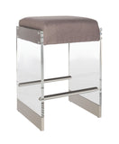 Safavieh Piper Acrylic Barstool in Grey SFV2533A 889048672567