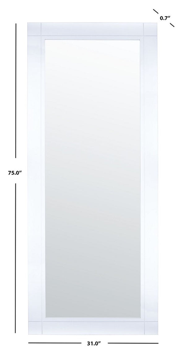 Safavieh Lisandra Acrylic Standing Mirror Clear Acrylic / Mirror  SFV2563A