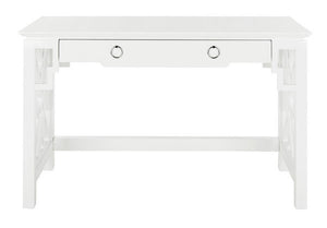 Safavieh Oren Desk Lacquer White MDF Couture SFV3553A 889048467774