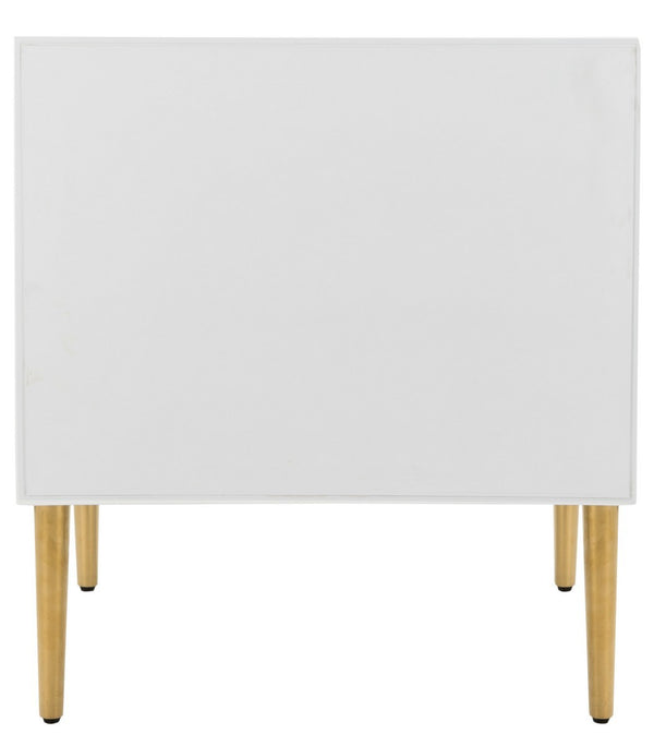 Vanda 3 Drawer Beetlewood Side Table