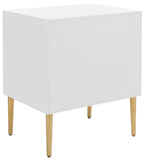 Vanda 3 Drawer Beetlewood Side Table