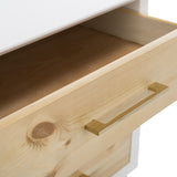 Vanda 3 Drawer Beetlewood Side Table