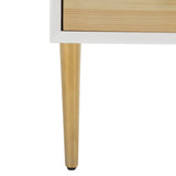 Vanda 3 Drawer Beetlewood Side Table