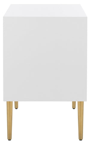 Vanda 3 Drawer Beetlewood Side Table