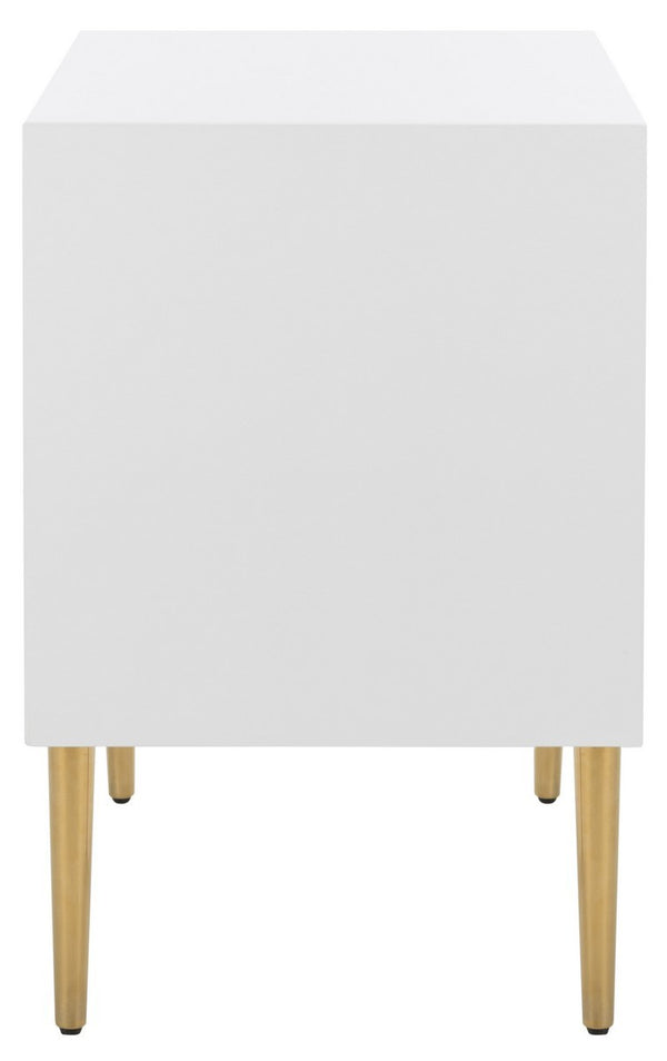 Vanda 3 Drawer Beetlewood Side Table