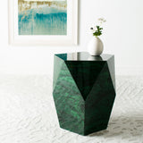 Safavieh Venus Malachite End Table in Jade Couture SFV3564A