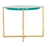 Pluto Round Acrylic End Table