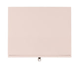 Safavieh Neptune 2 Drawer Side Table in Light Pink / Gold Couture SFV3570B