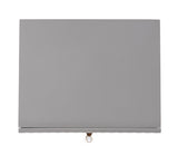 Safavieh Neptune 2 Drawer Side Table in Grey / Gold Couture SFV3570C