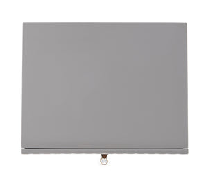 Safavieh Neptune 2 Drawer Side Table Grey / Gold Wood / Metal SFV3570C