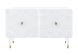 Zayn Diamond Sideboard in Grey / Gold Couture