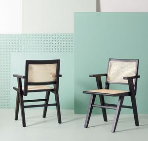 Safavieh Hattie French Cane Arm Chair - Set of 2 SFV4115A-SET2