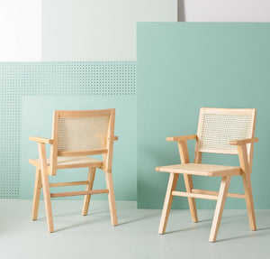 Safavieh Hattie French Cane Arm Chair - Set of 2 SFV4115B-SET2